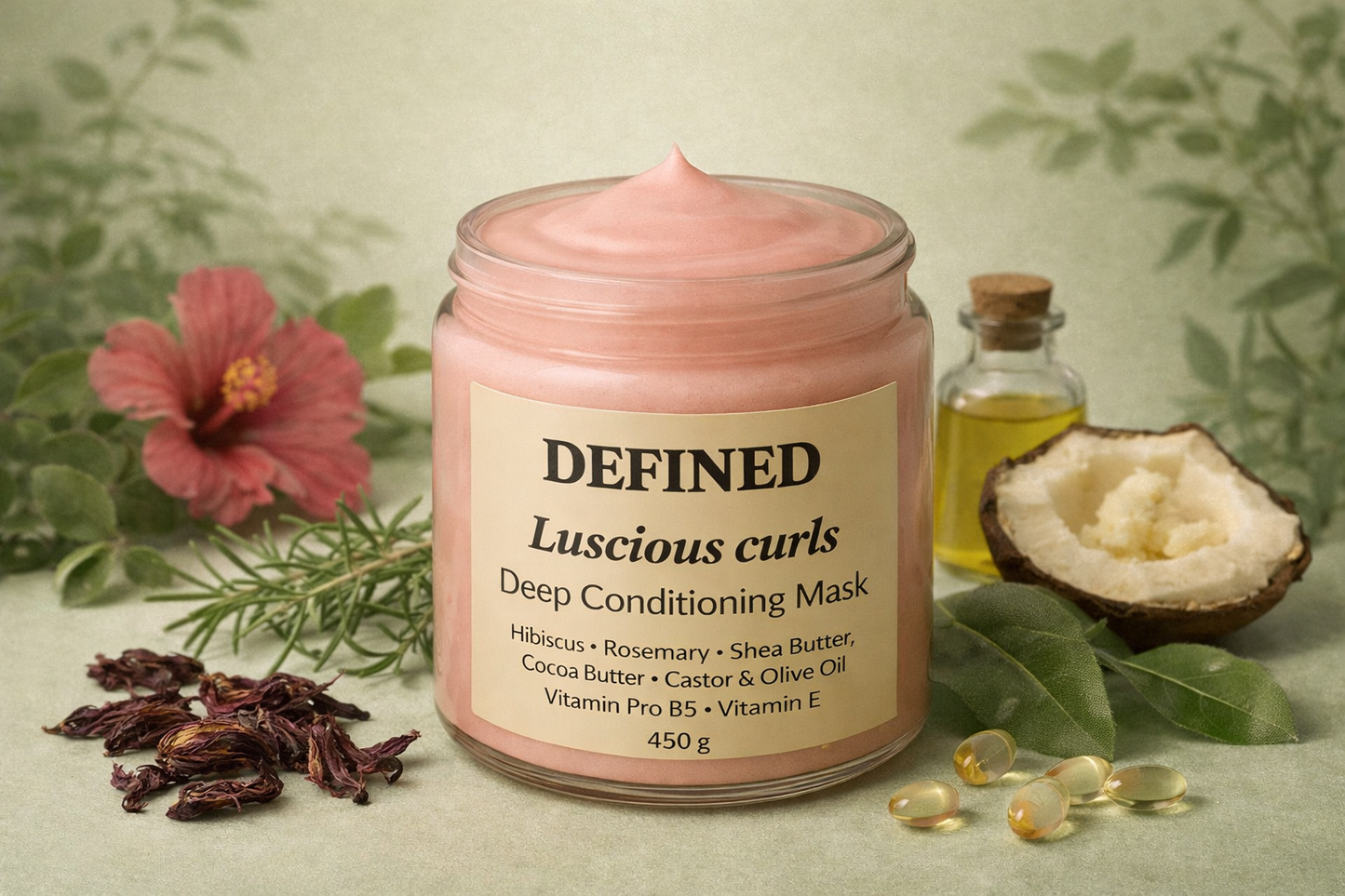 DEFINED Luscious Curls Deep Conditioner (450g)لاشس كيرلز ترطيب عميق