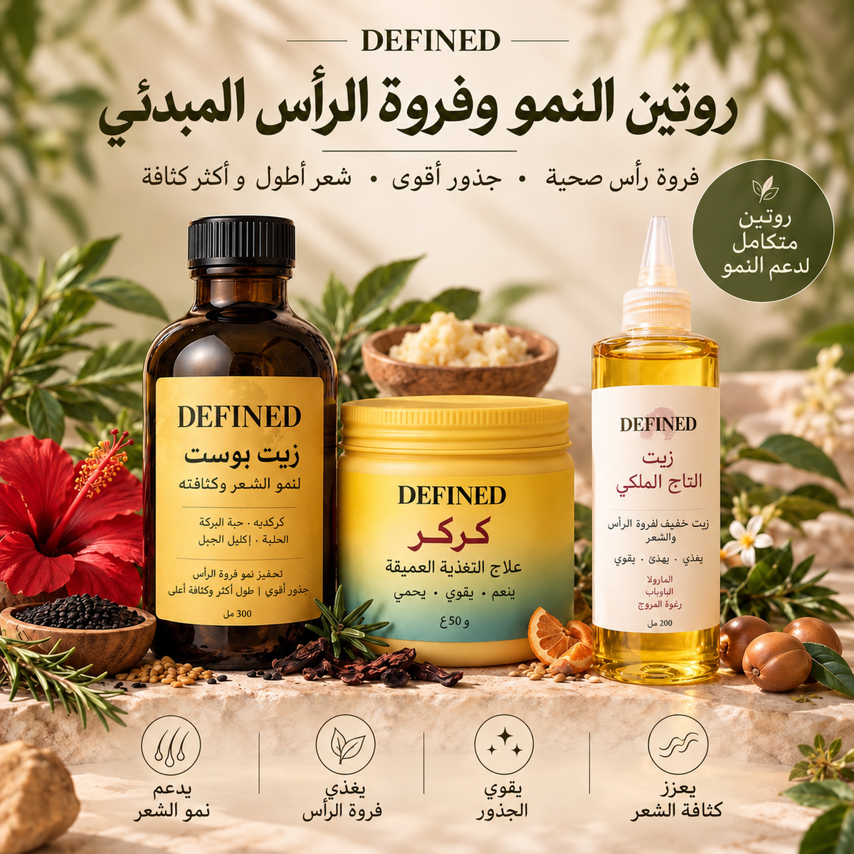 Growth & Scalp Bundle_مجموعة الفروة و النمو