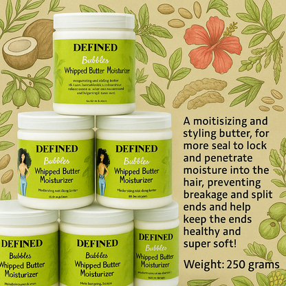 DEFINED Bubbles Whipped Butter Moisturizer (250g) كريم بابلز الزبدة