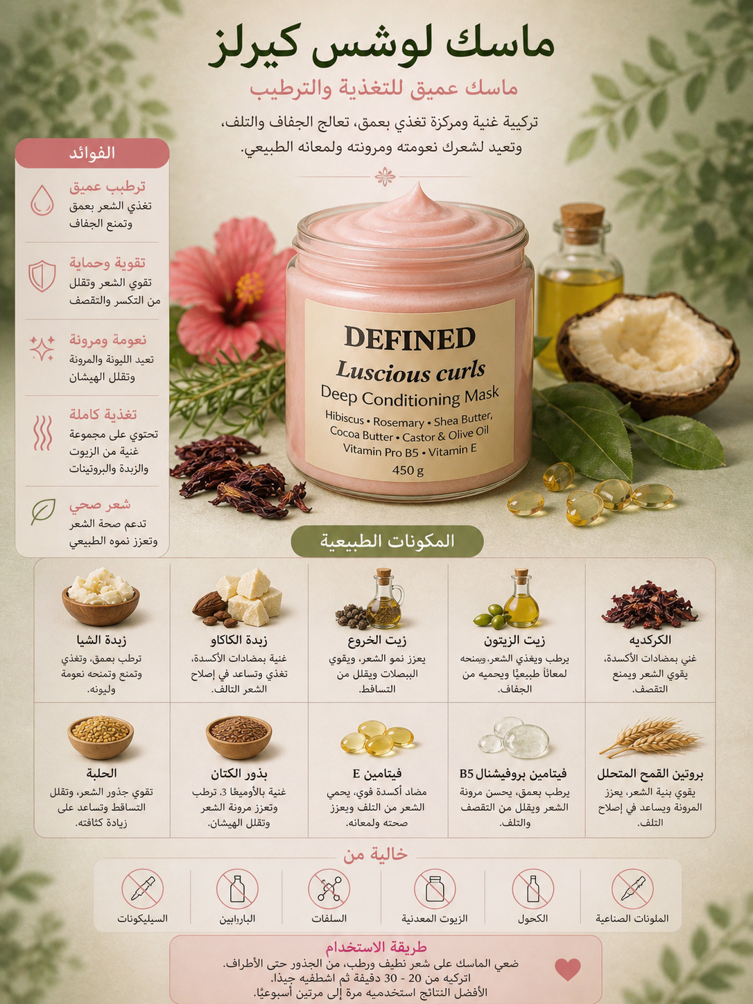 مجموعة الطول و الكثافة و وقف التساقط_ Length & Growth Kit